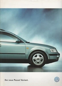 Brochure VW Passat variant model 1999 technical data equipment prices - Picture 1 of 3