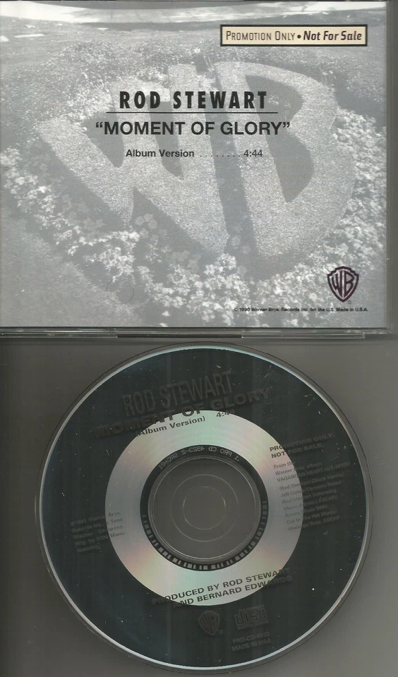 ROD STEWART Moment of Glory RARE PROMO radio DJ CD single 1991MINT PROCD 4923 Foto 1 de 1