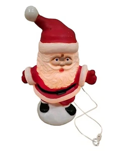 Vintage TPI Plastics Singing Lighted Santa Blow Mold -  22" Tall - Picture 1 of 5