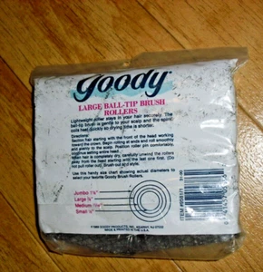 Rodillos de pelo cepillo de alambre espiral Goody vintage + 14 pines GRANDES NUEVOS 10 rodillos - Imagen 1 de 2