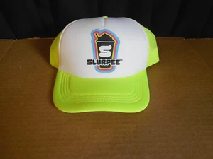 Limited Edition Slurpee 7-Eleven 7-11 Ballcap Hat Snapback Bright Neon NWT - Picture 1 of 2