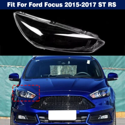 Right Headlight Clear Lens Housing Cover+ Sealant For Ford Focus 2015-2017 ST RS - image 1 of 4