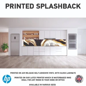 Marble Kitchen Splashback Self Adhesive Printed Laminated Vinyl 3Mtr MS085 - Picture 1 of 1