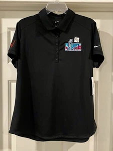 Nike Womens Super Bowl 57 LVII Drifit Golf Polo Shirt Size XXL NWT - Picture 1 of 9