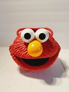 Seltener 1997 APPLAUSE Jim Henson Sesamstraße Elmo Plastikeimer - Bild 1 von 6