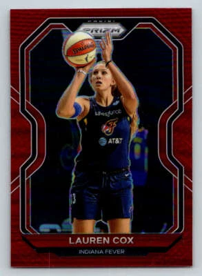 2021 Panini Prizm WNBA Prizms Red #1 Lauren Cox 299 (ref 196134) - Image 1 of 2