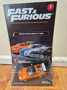 1/43 ALTAYA FAST AND FURIOUS COLLECTION TOYOTA SUPRA MARK IV 1994 DIECAST CAR #3 - Picture 1 of 3