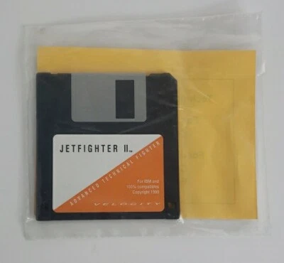 Jetfighter II Advanced Technical Fighter (1990) PC Floppy Disk Sealed - Image 1 of 2