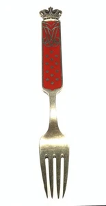 Anton Michelsen Copenhagen Sterling Silber 925 Danish Krone Gabel Denmark KJ402 - Bild 1 von 9