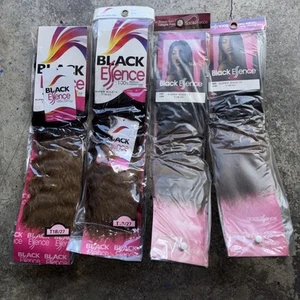 Lote de 4 piezas Black Essence 100 % cabello humano nuevo en paquete - Imagen 1 de 4