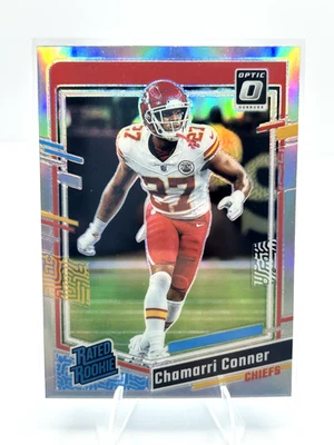 2023 Panini Donruss Optic - Rated Rookie Chamarri Conner #255 Holo Prizm (RC) - Image 1 of 2