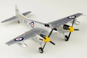 Oxford Diecast 1/72 Sea Hornet F.Mk 20 TT197 RNFAA No.728 NAS - Picture 1 of 2