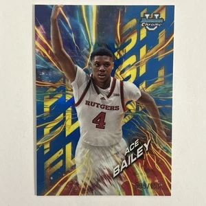 2024-25 Bowman University Chrome Flash Ace Bailey No.FL-2 Blue Refractor #D /150 - Photo 1/2