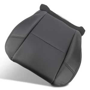 For 2007-2011 Cadillac Escalade Driver Side Bottom Leather Seat Cover Black - Picture 1 of 10