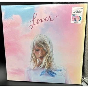 NEW Limited Edition Taylor Swift Lover Blue & Pink Vinyl 2LP Set Canadian Import - Picture 1 of 5