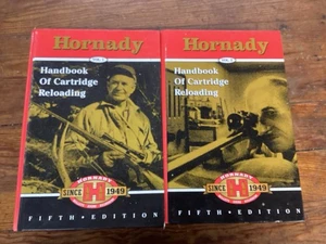 Hornady Handbook of Cartridge Reloading Fifth Edition Volumes 1 & 2 HC Books - Picture 1 of 8
