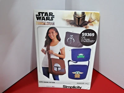 SIMPLICITY Sewing Pattern S9369 STAR WARS MANDALORIAN MESSENGER BAG UNCUT - Image 1 of 4