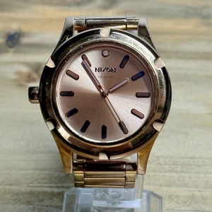 Nixon Womens Watch Camden Rose Gold Tone 40mm Case New Battery Runs Great - Picture 1 of 7