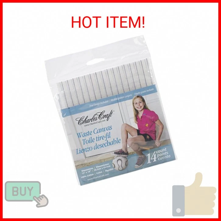 Lienzo de residuos artesanales DMC Charles 14 unidades 12"X18", natural Foto 1 de 1