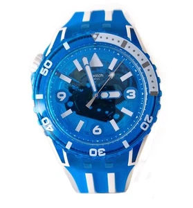orologio SWATCH SCUBAQUA BLUE FIRE SSCU09S100 sfere e ghiera luminose, scuba - Foto 1 di 4