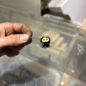 BMW Mercedes Engine Wiring Loom Plug 705-337 CREAM 2 Pin 1 Wire 17cm Cable FV - Picture 1 of 7