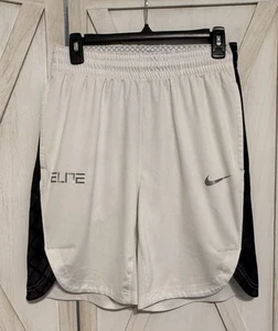 Pantalones Cortos Nike Activewear Para Hombre Blanco Malla Panel Dri Fit Cintura Elástica Cordón S - Imagen 1 de 5