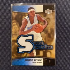 2004-05 Carmelo Anthony Upper Deck Sweet Shot Swatches #SW-CA Game Used Jersey