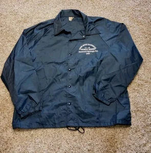 Vintage Babe Ruth 1987 World Series Windbreaker Jacket XL Mens Blue USA Made - Picture 1 of 11