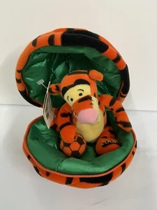 Vintage 2002 Disney Store Tigger in a football Beanie Toy Plush NEW - Picture 1 of 7
