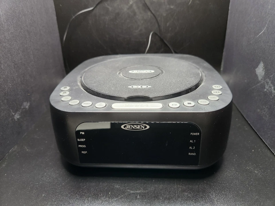 Jensen JCR-375 Stereo Digital Dual Alarm Clock With Top Load CD Player Tested - Image 1 of 4