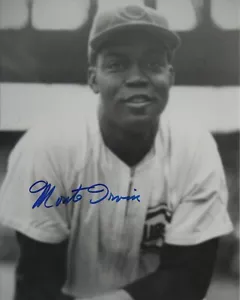 Monte Irvin 1956 Chicago Cubs at Wrigley Field Signed Autographed 8x10 Photo COA - Picture 1 of 1