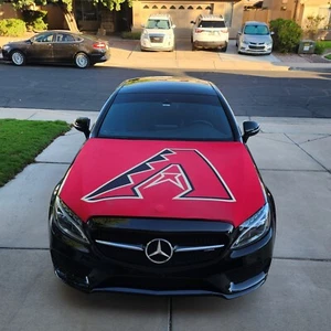 Arizona Diamondbacks Auto Hood Cover | Sports Flags | Hood Flags | 150x120cm - Picture 1 of 4