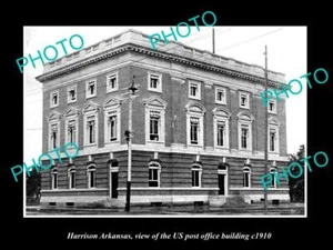 OLD 6 X 4 HISTORIC PHOTO OF HARRISON ARKANSAS THE US POST OFFICE BUILDING c1910 - Picture 1 of 1