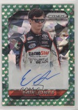 2016 Panini Prizm NASCAR Driver Signatures Green Flag /99 Erik Jones #EJ Auto