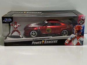Power Rangers Red Ranger and 2009 Nissan GT-R R35 1:24 Jada 31908 - Picture 1 of 6