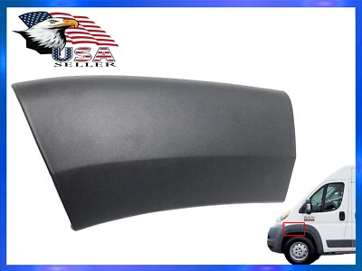 Para Ram Promaster 1500-3500 2014-2018 guardabarros delantero moldura acampanada lado izquierdo Foto 1 de 4