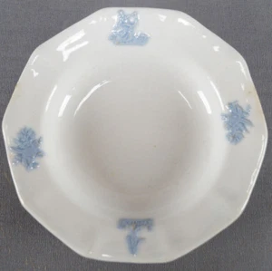 Set of 4 James Edwards Chelsea Sprig & Classical Women Toddy Plates C. 1842 - 54 - Picture 1 of 10