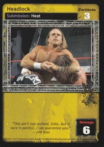 WWE: Headlock [Played] card type Submission Raw Deal Wrestling WWF - Picture 1 of 1