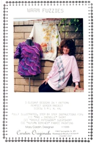 Warm Fuzzies 3 Designs in 1 Pattern Shirt Sweatshirt Fabric Painting Limited Run - Picture 1 of 4