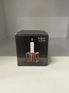 Kubus 1 Kerzenständer by Lassen kupfer 7 x 7 cm, h 7 cm - Bild 1 von 4
