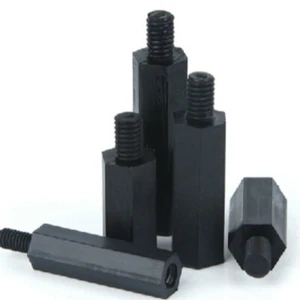 Tornillos espaciadores de plástico columna separadora de nailon negro M2 M2.5 M3 M4 - Imagen 1 de 4