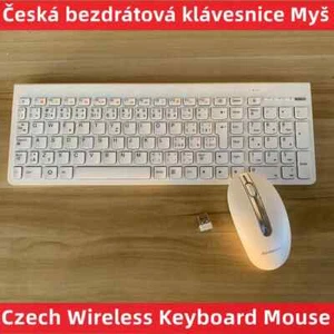 100% original Czech ultra-thin 2.4G wireless keyboard and mouse kit for Lenovo - Picture 1 of 20
