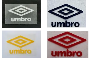 Retro Umbro diamond logo rounded corners Press on clothing football shirt Euros - Picture 1 of 9