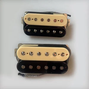 Guitar Pickups Humbucker Pickups Alnico 2 Pro Gibson Black/Zebra - Picture 1 of 13