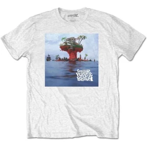 CAMISETA GORILLAZ Plástico Playa Blanca NUEVA S M L XL XXL Banda Oficial Mercancía - Imagen 1 de 1