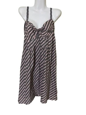 American Eagle Babydoll Striped Sundress Size 14 beachy Vacation Sun Summer - Image 1 of 4