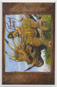 Cavewoman 2014 Convention Book Cover A Signed BUDD ROOT Amryl Entertainment COA