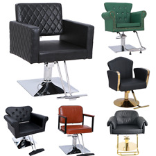 Hydraulic Barber PU Chair Salon Chair Height Adjustable 360° Swivel Hair Salon