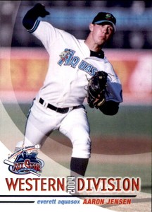 2004 Northwest League All-Stars Grandstand 28 Aaron Jensen Springville Utah Card