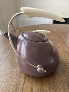 Mid Century Tea Kettle Atomic Noritake Colorwave Plum Space Age Kitchen MCM - Picture 1 of 5